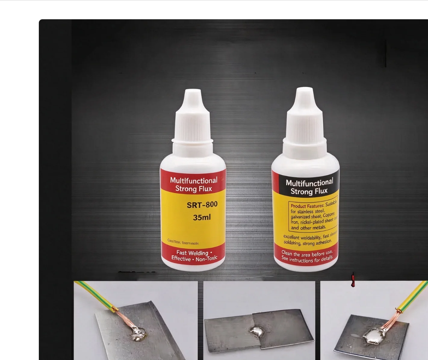 50g Stainless Steel Liquid Flux Soldering Non-toxic Copper Paste Flux Liquid Solders Tool Quick Welding