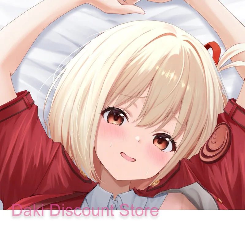 Dakimakura Anime Nishikigi Chisato Double-sided Print 2WAY Life-size Pillowcase Gift Body Pillow Cover