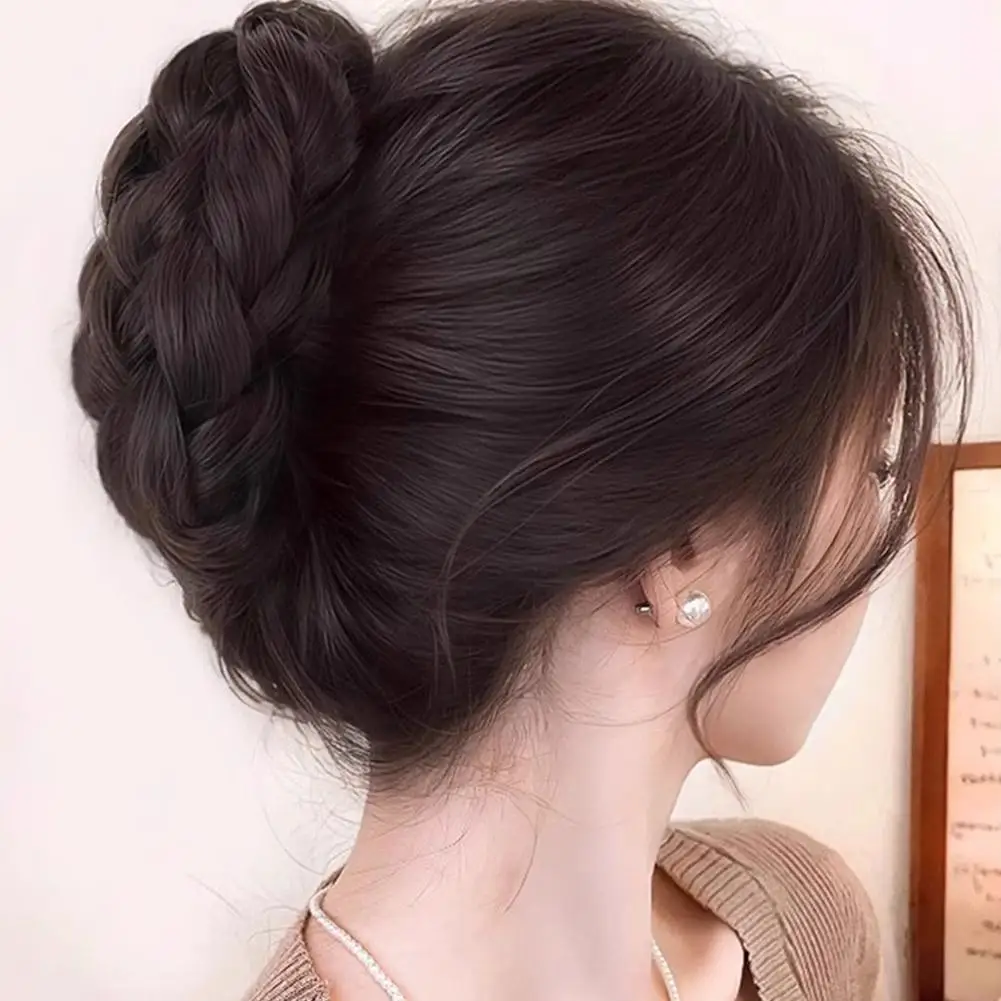 

Synthetic Bow Hair Claw Clip Chignon Messy Bun Claw Ponytail Bun Extensions Wavy Hairpieces Hair in Clip Piece Hair Curly W0G0