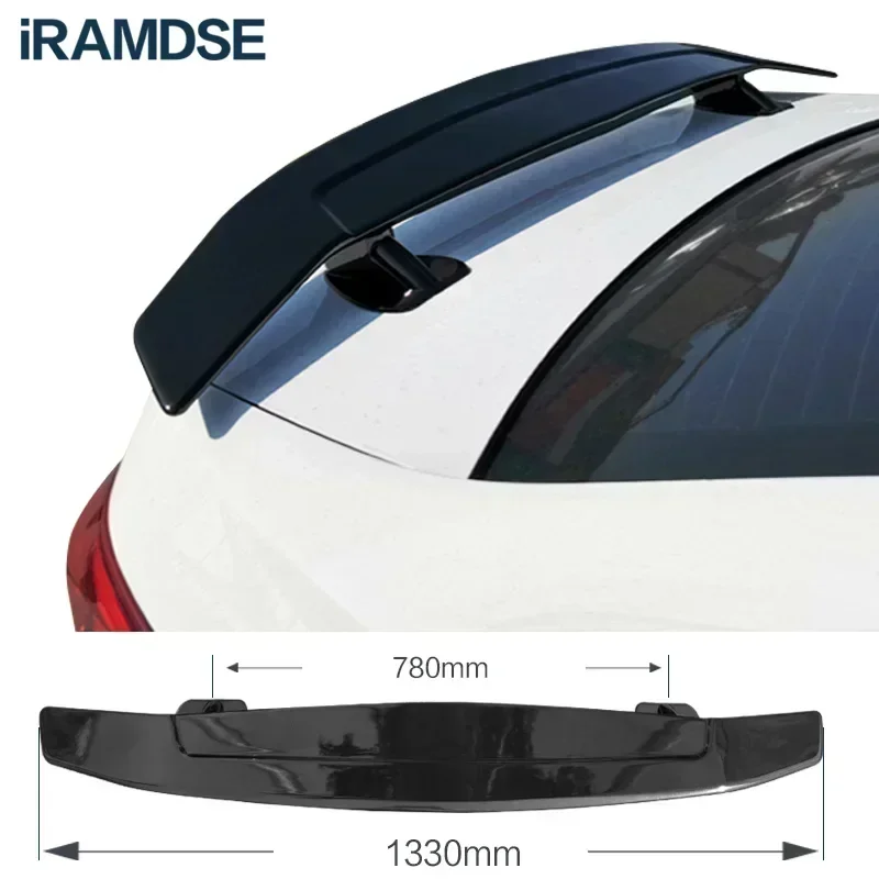 Black Spoiler for Changan Alsvin Tail Fin 2018-2023 Universal Car Rear Wing Accessories