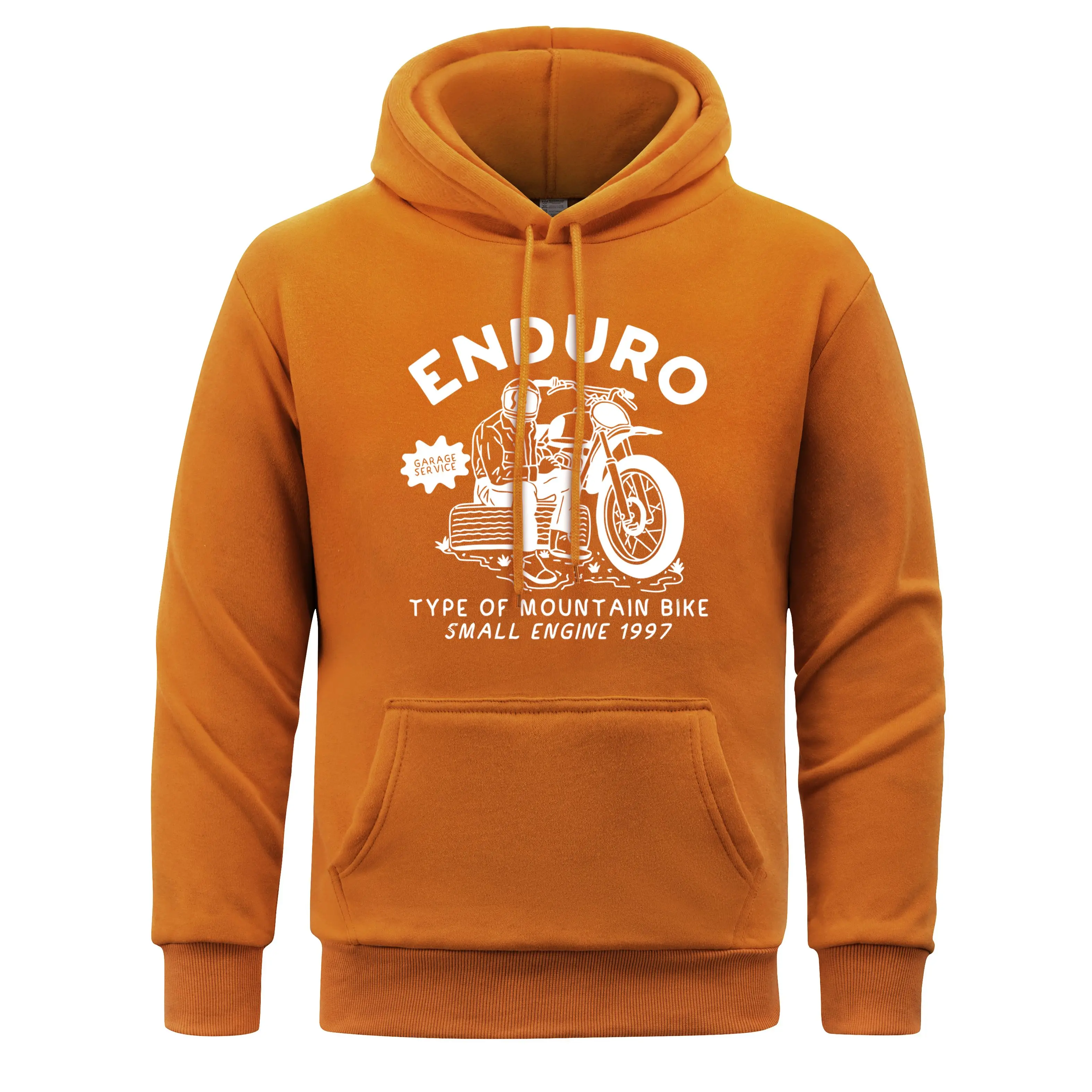 Enduro Type Of Mount Ain Bike Small Engine1997 Men Hoodie fur-liner CasualHoody Fleece  Hoodies Man Soft Spring Autumn Clothing