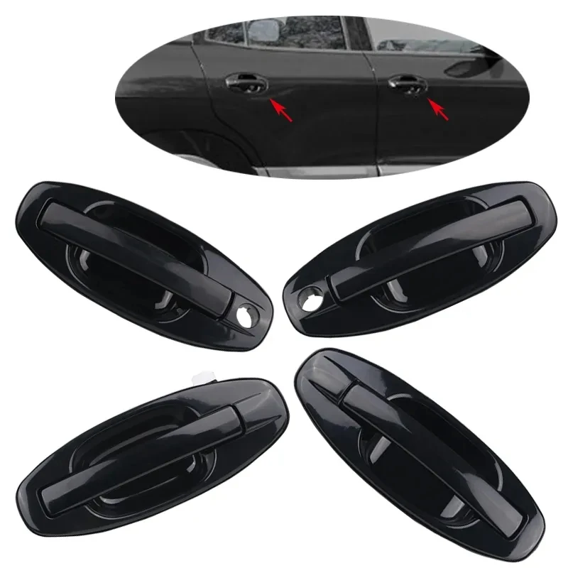 Set Of 4 Car Outside Handle Bowl Accessories 82650-26000 For Hyundai Santa Fe 2001-2006 Outside Door Handle Exterior Door Handle