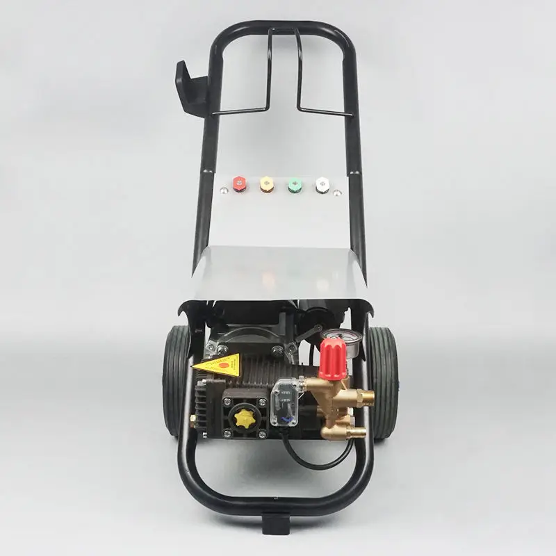

220V 3KW Electric High Pressure Washer 200 Bar Cold Water Cleaning Machine Single Phase Industrial Power Jet Pump