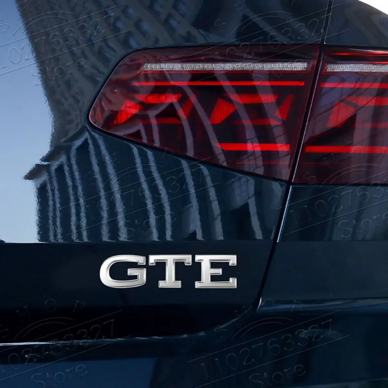 ملصق سيارة معدني GTD GTE Emblem ، شارة صندوق السيارة الخلفي ، شارة جسم الحاجز ، فولكسفاغن جولف 5 ، 6 ، باسات ، تيغوان ، بولو