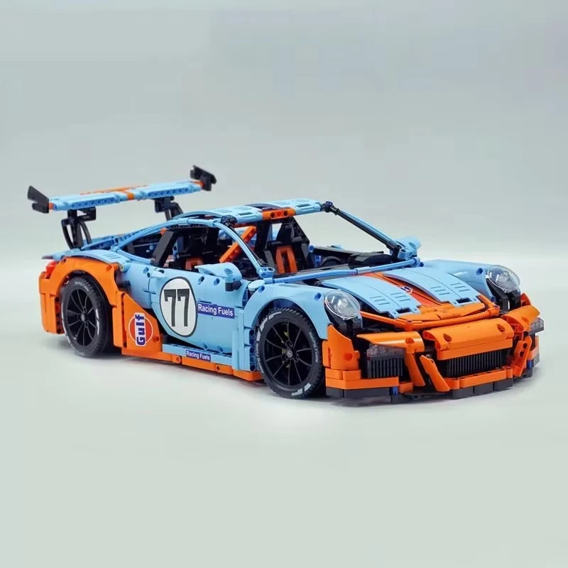 Classic Super Racing Cars Model RSR Sports Car Model Bricks Vehicle Sets Technical DIY Blocks Toys Kids Children Adult Gifts