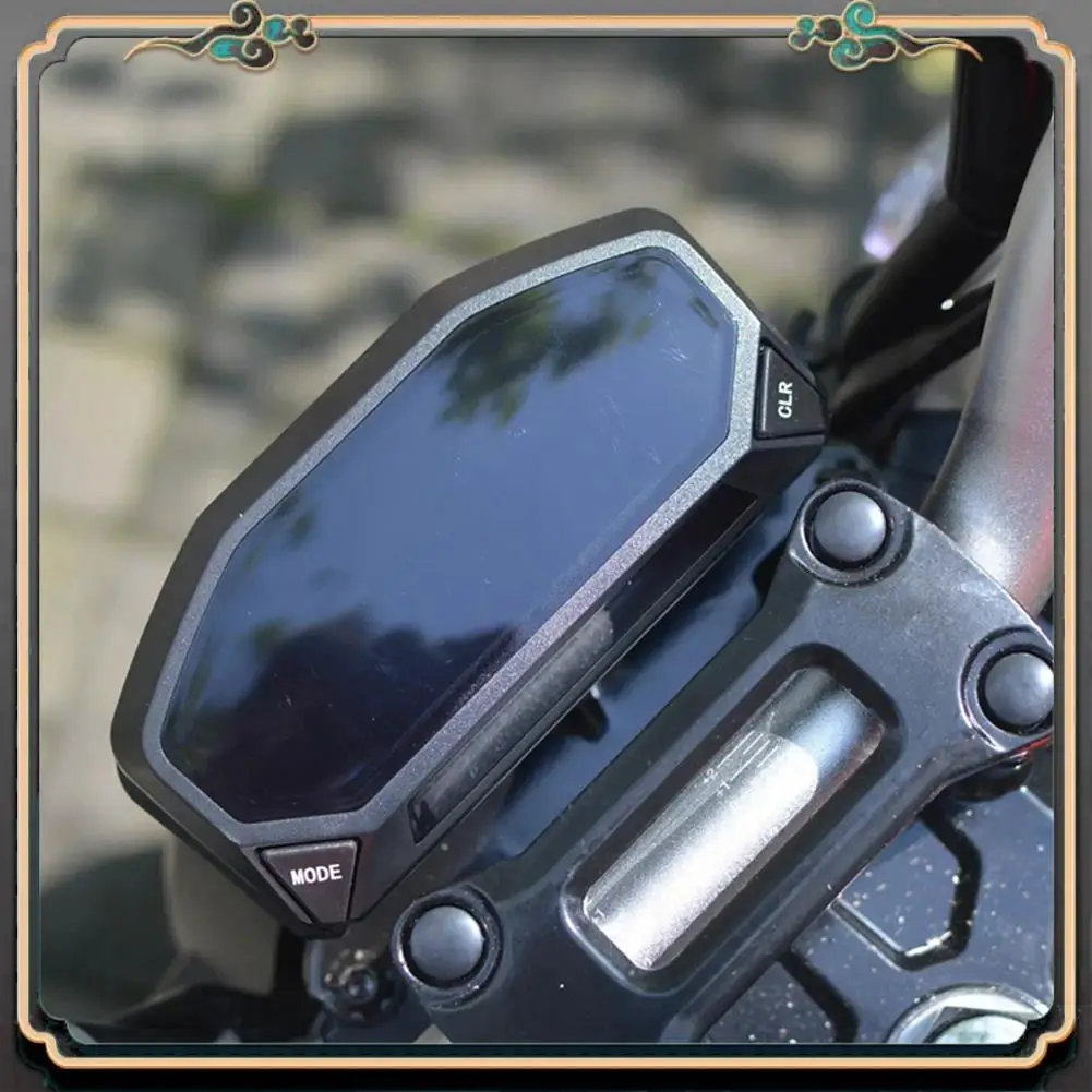 

M45K-YG150-23 Motorcycle Speedometer Universal Adjustable LED LCD Digital Odometer Tachometer For 1,2,4-Cylinder Accessories