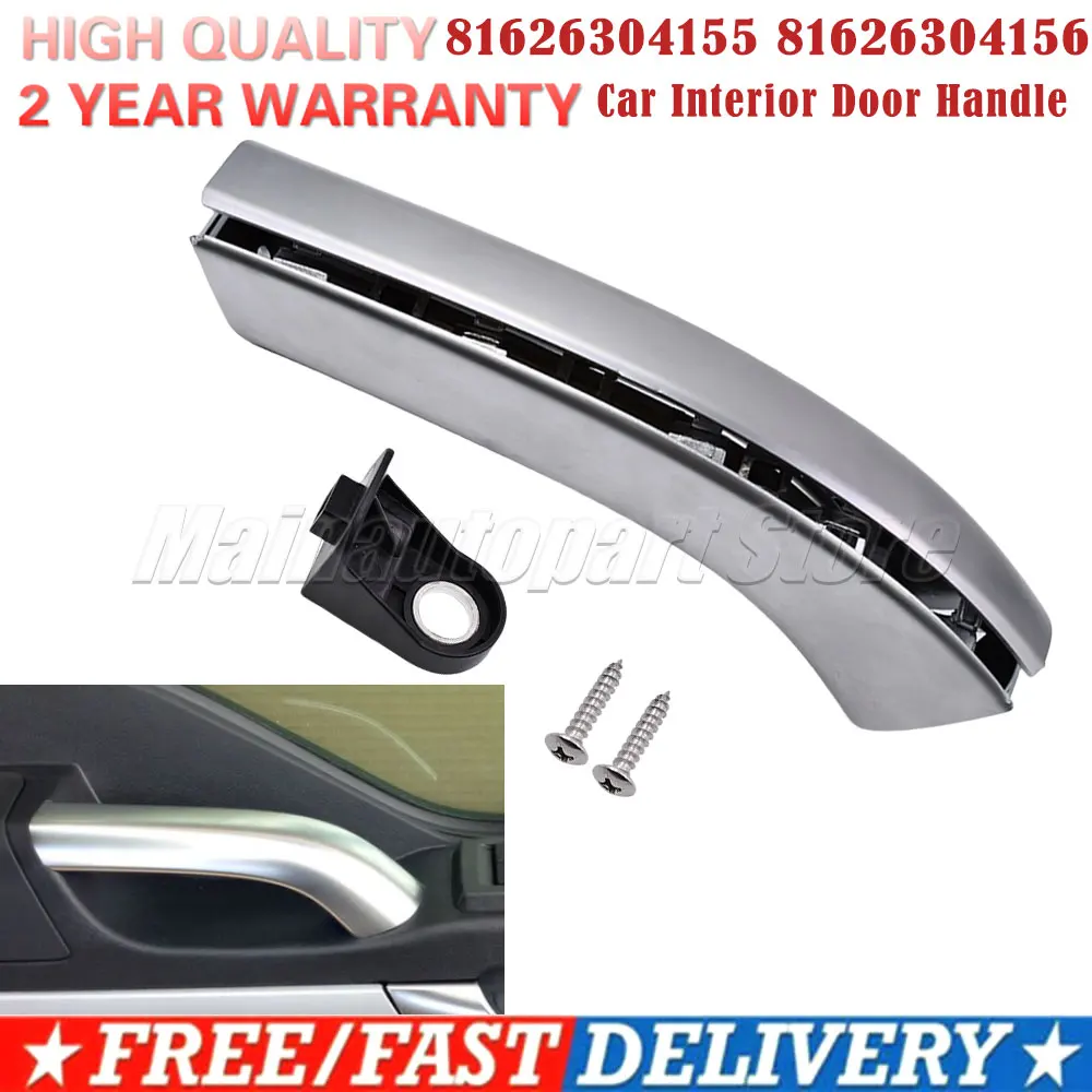 For MAN TGX TGS TGL TGM Car Interior Door Handle for MAN Truck Body Parts Inner Silver Left Right 81626304155 81626304156