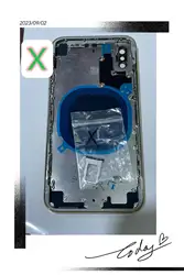 X Housing with Button and Sim Tray, with Back Cover Glass