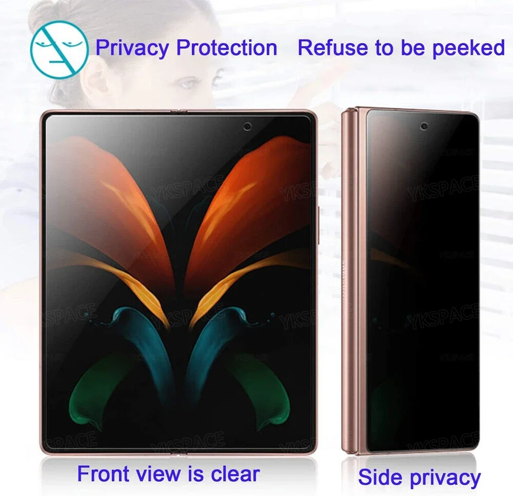 Asdipsa Anti-Shatter Privacy гидрогелевая пленка для Samsung Galaxy Z Fold7 ZFold7 Anti-Spy мягкая внешняя защитная Фото №2