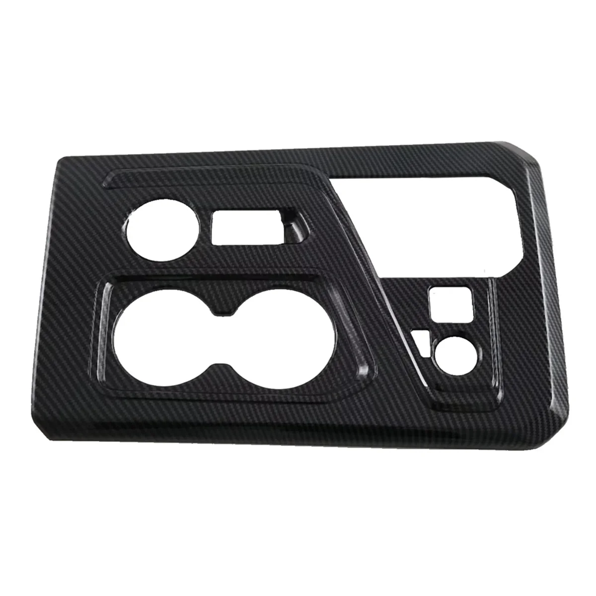 For D-MAX 2023 2024 LHD ABS Carbon Fiber Gear Shift Panel Cover Frame Trim Car Interior Accessories