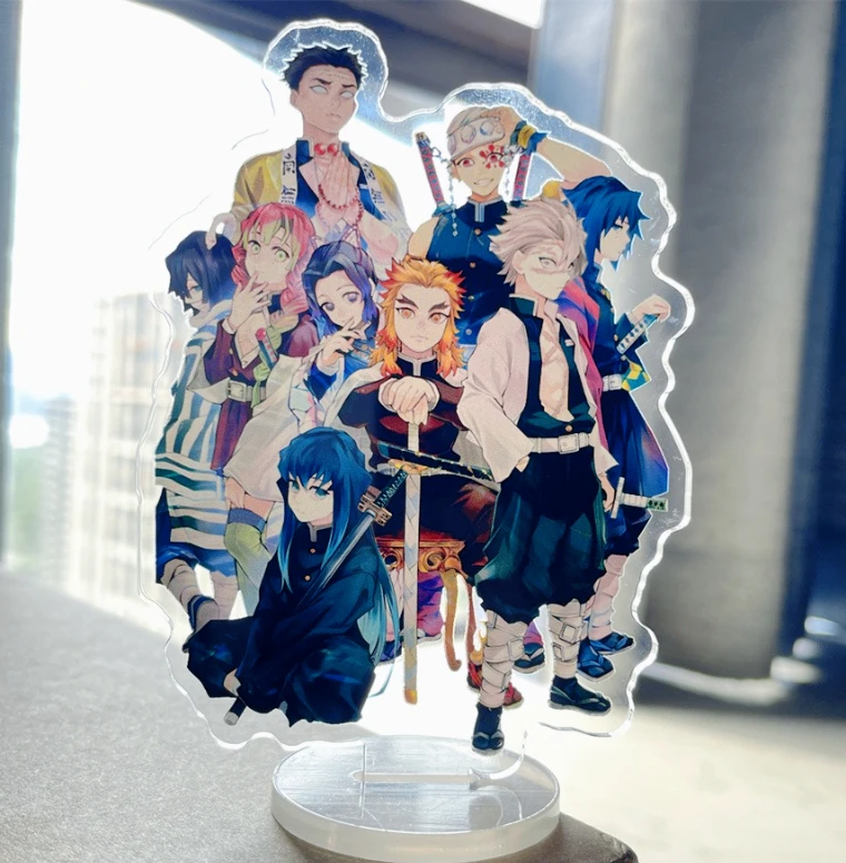 

Demon Slayer Acrylic Ornaments Shinobu Tomioka Giyuu Muichirou Anime Figure Car Desk Decoration Model Children Toy Birthday Gift