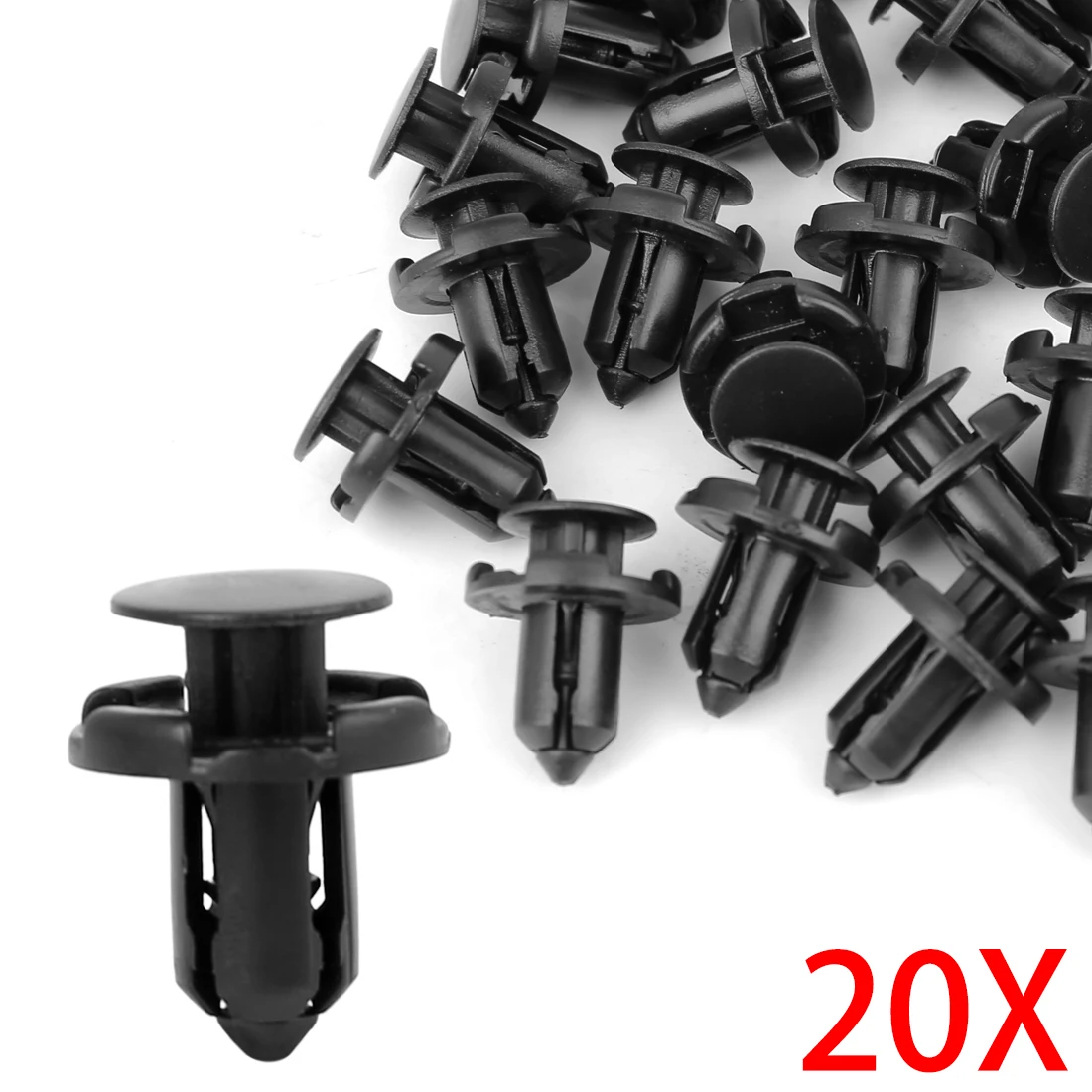 20Pcs Auto Bumper Fastener 9mm Hole Rivet Retainer Push Cover Fender Car Door Trim Panel Clip MR200300 For Mitsubishi Honda B03