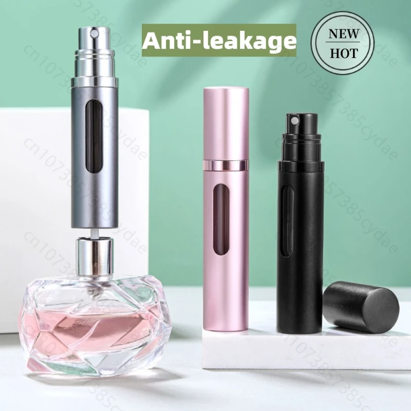 5/8ml Multi Color Glass Mini Perfume Bottle with Spray Pump Portable Empty Refillable Atomizer Bottle for Travel Essential