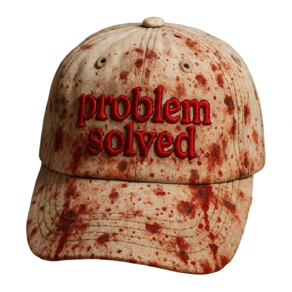 

Dark Blood Stain Print Halloween Print Hat Sun Protection Halloween Costume Accessory Baseball Hats Spooky Baseball Cap Cosplay