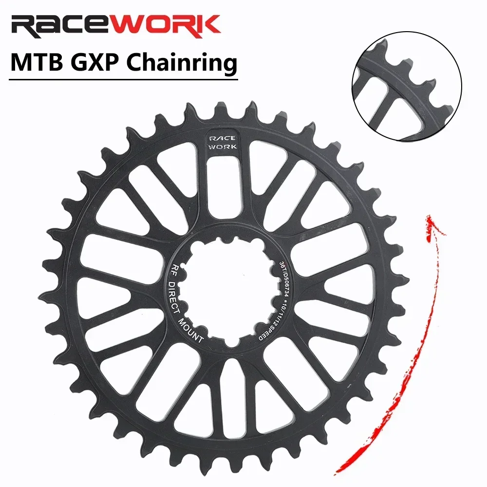 

RACEWORK Mountain/road Bike GXP Chainring Positive and Negative Teeth Direct Mount Sprocket for Shimano Ultegra Accessories