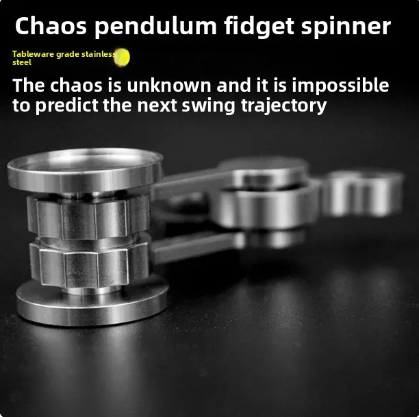 Chaos pendulum fingertip gyro single pendulum double stainless steel adult decompression toy