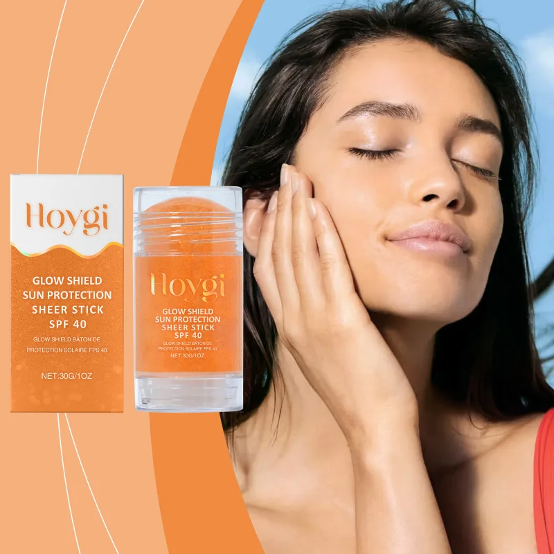 

Outdoor Commute Shimmery Sunscreen Stick Moisturizes Body Skin Fresh Non-Greasy Portable Blocks UV & Pollution Quick Cooling