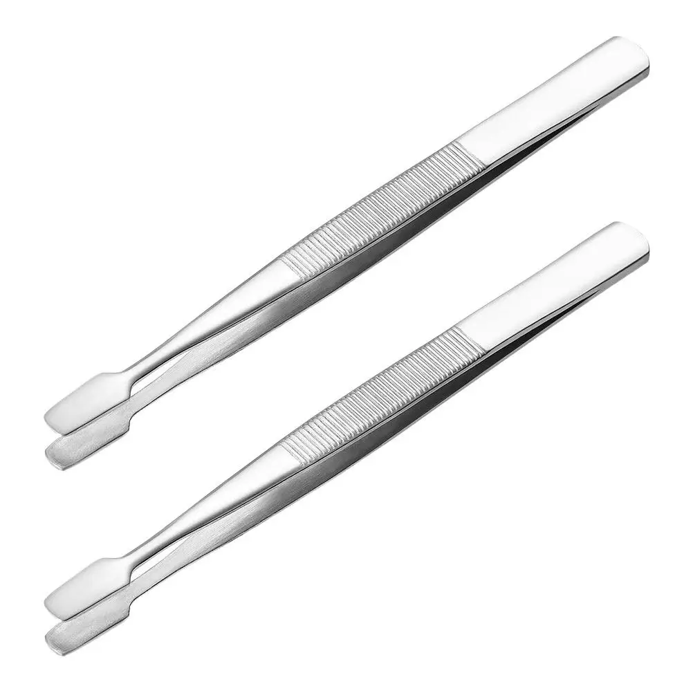 

Набор из 2 антистатических пинцетов из нержавеющей стали: прецизионные, нескользящие, удобные инструменты для рукоделия