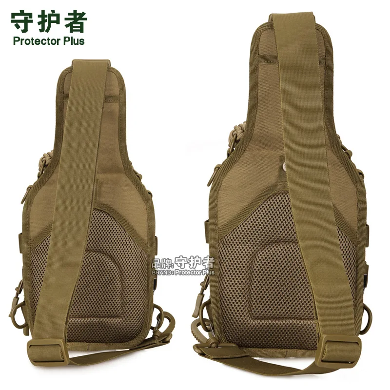 1000D waterproof polyester tactical chest bag field road riding multi-function one shoulder sling backpack