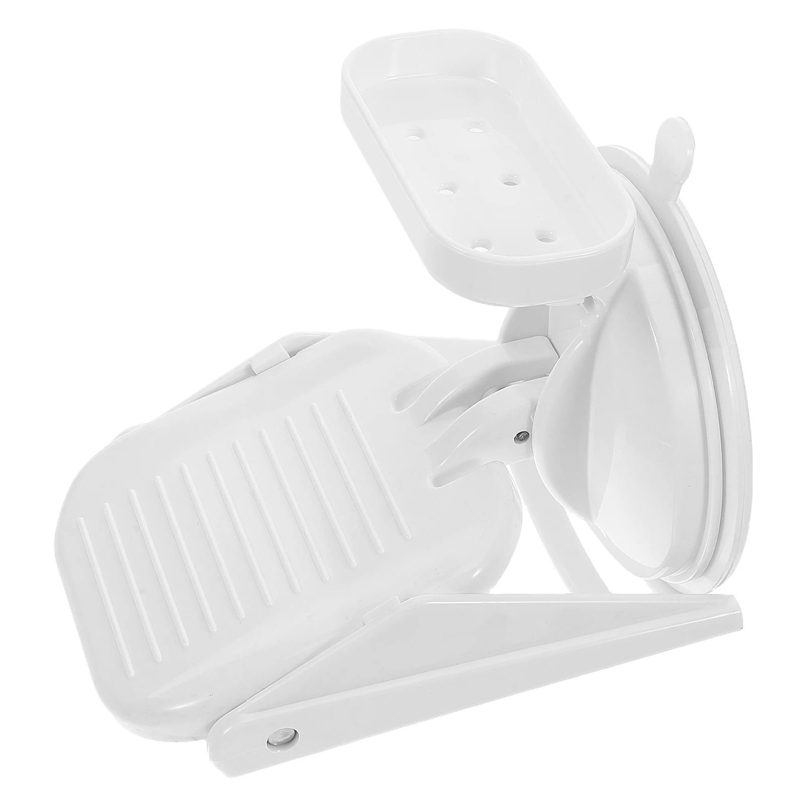 

Suction Cup Leg Washer Footstool White Shower Step Bathroom Foot Pedal Rest Elder Non Slip Foldable Leg Washing Pregnant Women