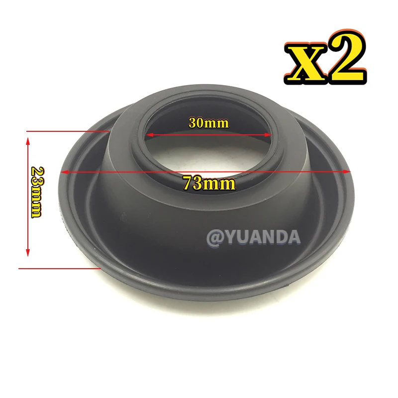 2 × طقم تصليح الحجاب الحاجز Carburettor لسوزوكي DR 800 S 1990-1997 DR800 S DR800 SU #1