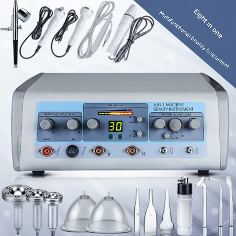 Exportador de instrumento de beleza funcional doméstico 220v, sucção de cravo, injetor de oxigênio, sucção sha, raspagem