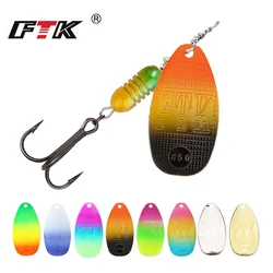 FTK New Spinner Fishing Lure 5.8g/6.3g/10.2/16.9/18.8g Hard Baits With Sharp Hooks Artificial Bait for Bass Fishing Accessories