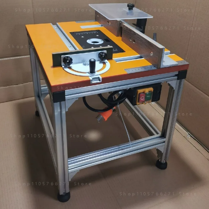 Complete Set Bakelite Milling Woodworking Bench  Woodwork Table System W/ Router Table Lifting Insert Plate  Fence  Miter Gauge