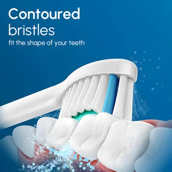 Náhradní hlavice zubního kartáčku kompatibilní s hlavicí elektrického zubního kartáčku Philips Sonicare 1100 2100 4100 5100 5300 6100 7500 8 nejlepší prodej Náhradní díly Sonicare - №2