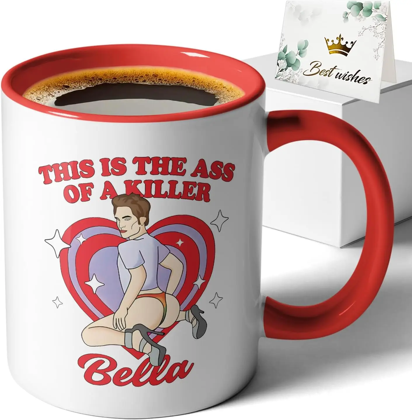 Taza divertida para fanáticos de las películas de vampiros, taza de té y café para oficina, regalo para amigos y compañeros de trabajo