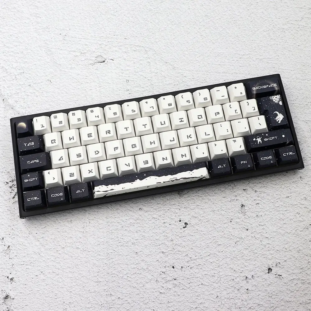 Original high moon theme keycap PBT sublimation 81 key ISO compatible 6164/68 mechanical keyboard