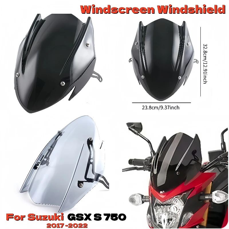 

For Suzuki GSX-S750 GSX S 750 GSXS750 2017 2018 2019 2020 2021 2022 Motorcycle Windscreen Windshield Bracket Dashboard Guard