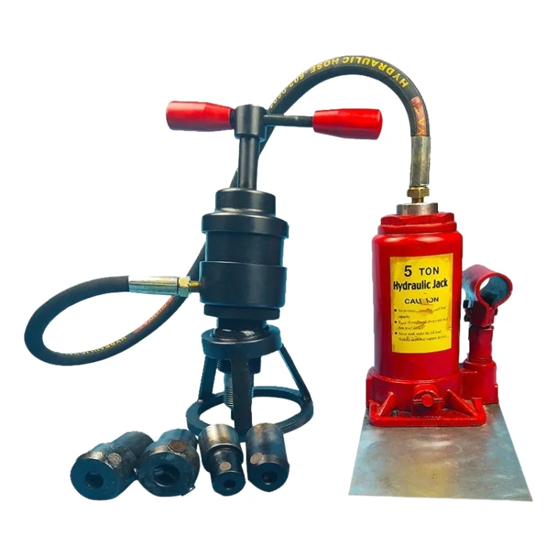 

Engine Valve Seat Puller Remover Jack Type, 4 Pull Heads 65Mn Steel Hydraulic Valve Seat Repair Tool