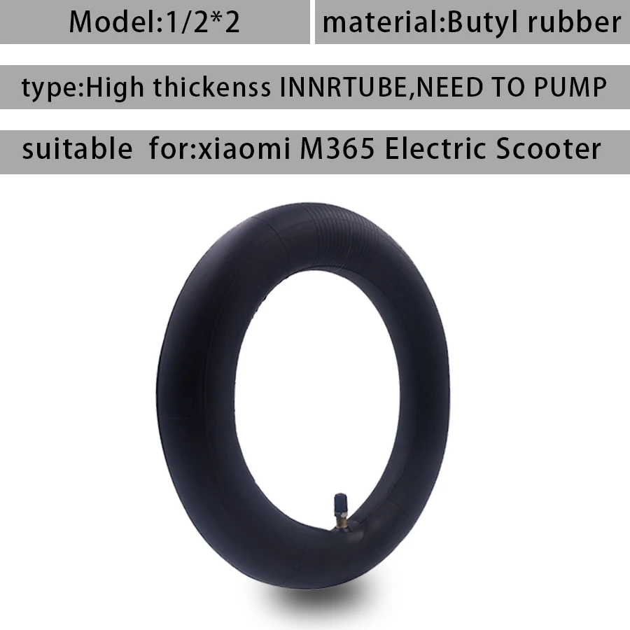 10PC Electric Scooter 8 1/2x2 Inflatable Tyre Inner Tube for Xiaomi M365/Pro KickScooter Pneumatic Camera Tires Anti-slip Parts