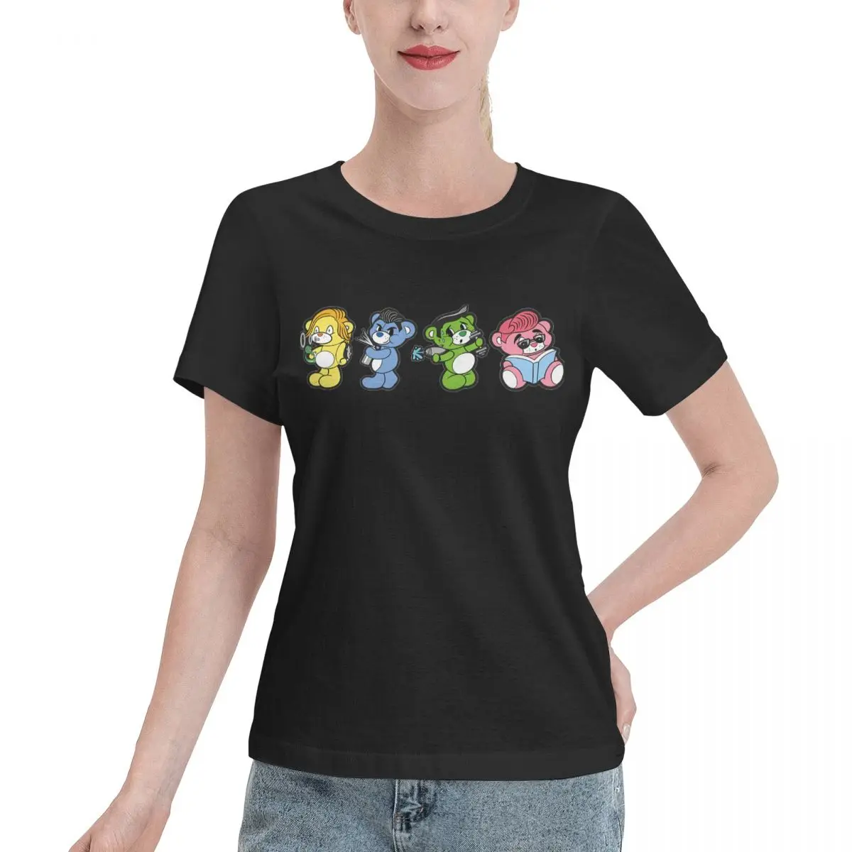 Value Pack Mcfly Bears Women's T-shirt Vintage Wear Loose Women Tshirt