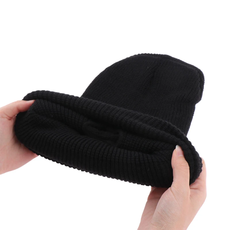 3 Holes Full Face Mask Autumn Winter Knit Cap for Ski Cycling Army Tactical Mask Balaclava Hood Motorcycle Helmet Unisex Hats