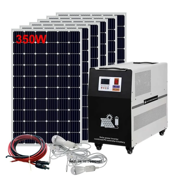 Portable Solar Power Station 5000w Solar Power Generator 110v 220v Off Grid Solar Energy System 5kw for Home Tv Refrigerator