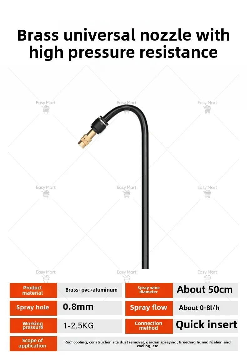 Cleaning Timed atomization spray, cleaning system Solar panel dust removal water sprayer