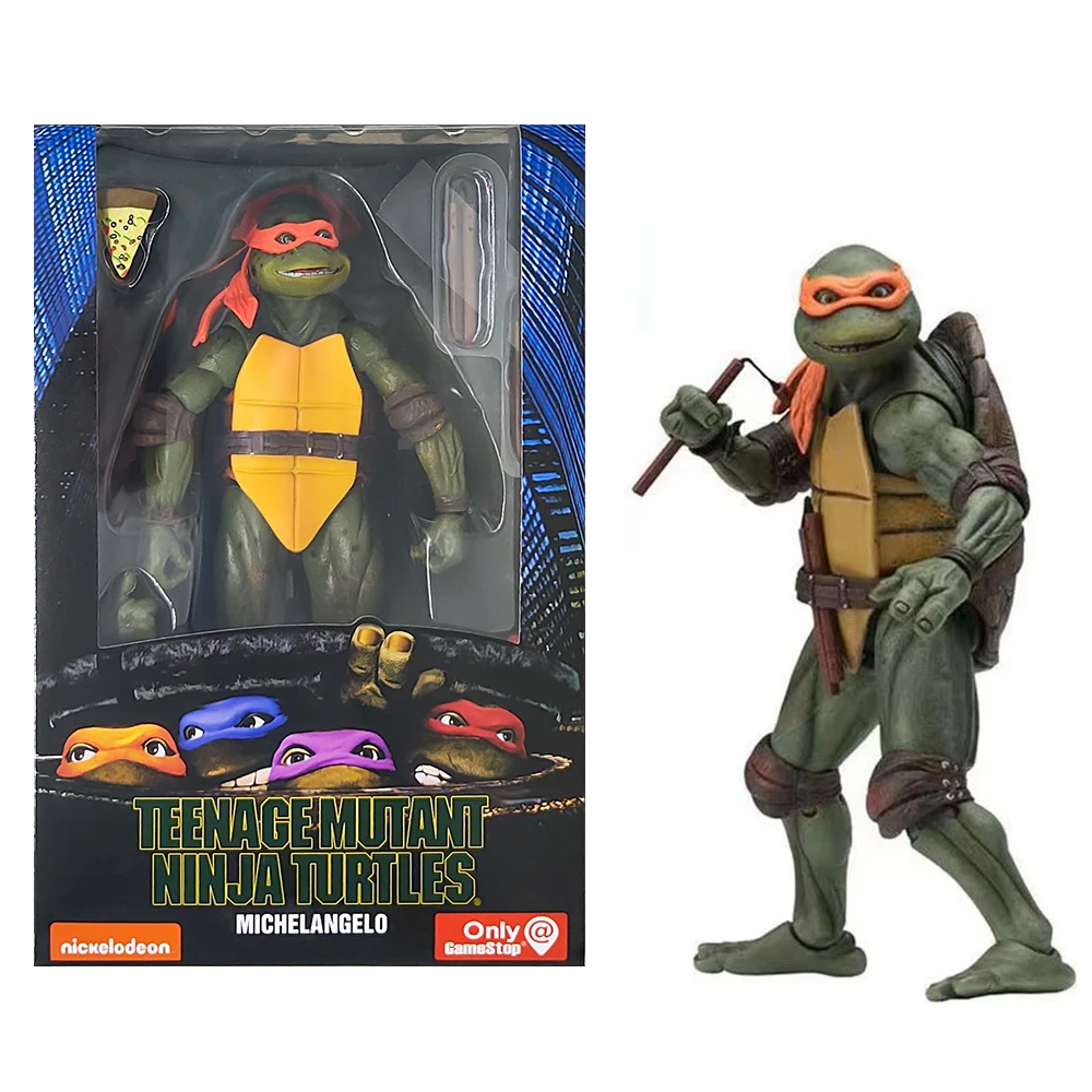 Teenage Mutant Ninja Turtles Action Figure NECA TMNT Film Edition Movable Model Toys