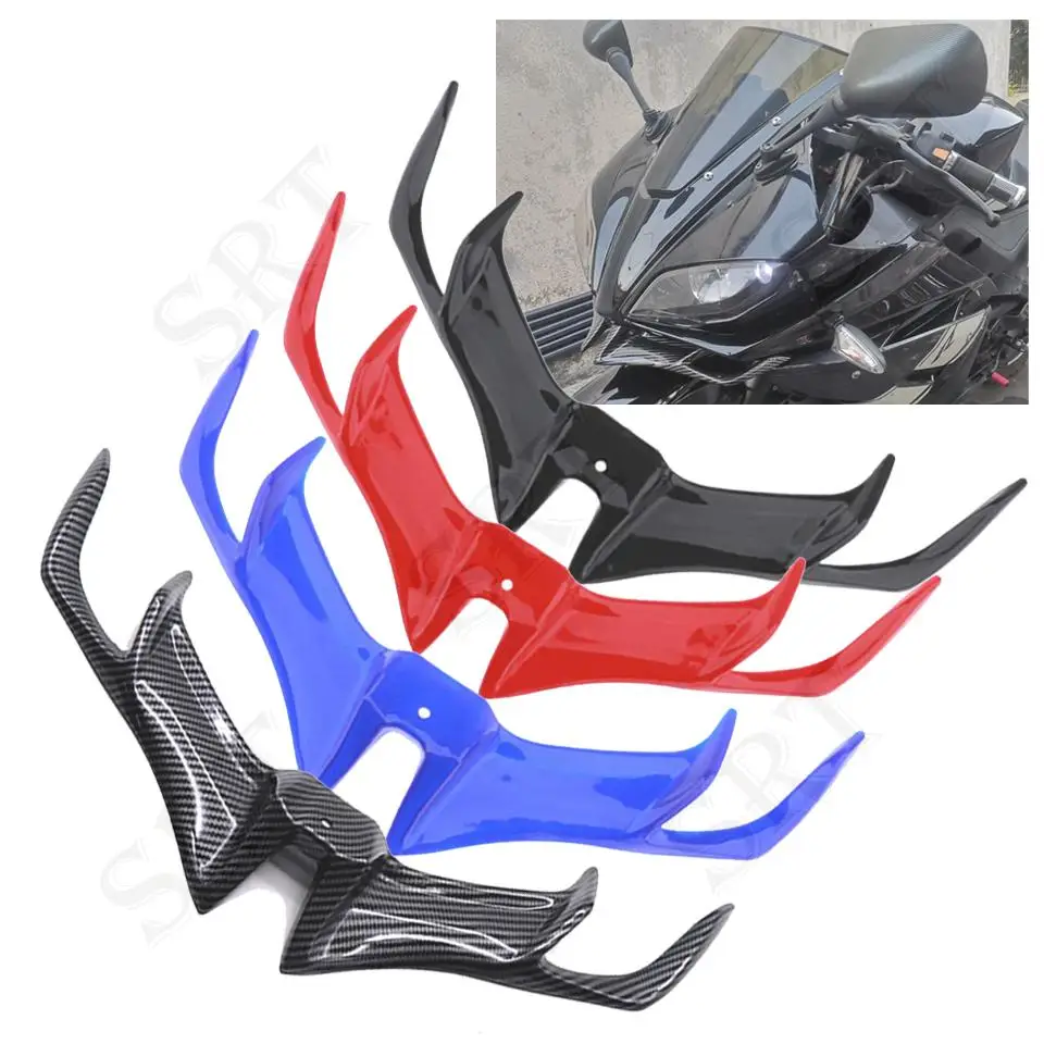 

Fit For Yamaha YZF R15 V3 R15V3 Motorcycle Accessories Front Fairing Wind Wing Cover Aerodynamic Winglets YZF-R15v3 2017-2021