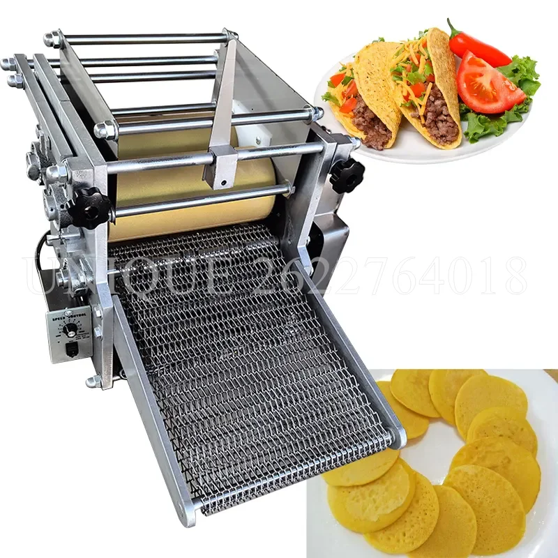 5-32cm Automatic Mexican Tortilla Making Machine Commercial Line Flour Corn Tortilla Manufacturing Tortilla Press Bread Maker