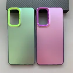 For vivo Y03 Case vivo Y18 Phone Case vivo Y18e y28 G2 Y17S Y33s Y21 Y21S Y21A Y21T case Luxury Metallic Aurora Skin Matte Cover