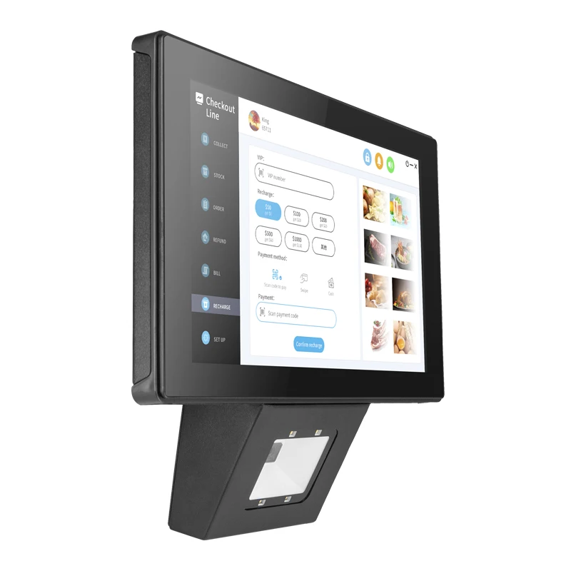 أحدث جهاز فحص أسعار POS لنظام أندرويد مقاس 10 بوصة لعام 2023 مع ماسح الباركود ثنائي الأبعاد لفحص أسعار متجر البيع بالتجزئة #3