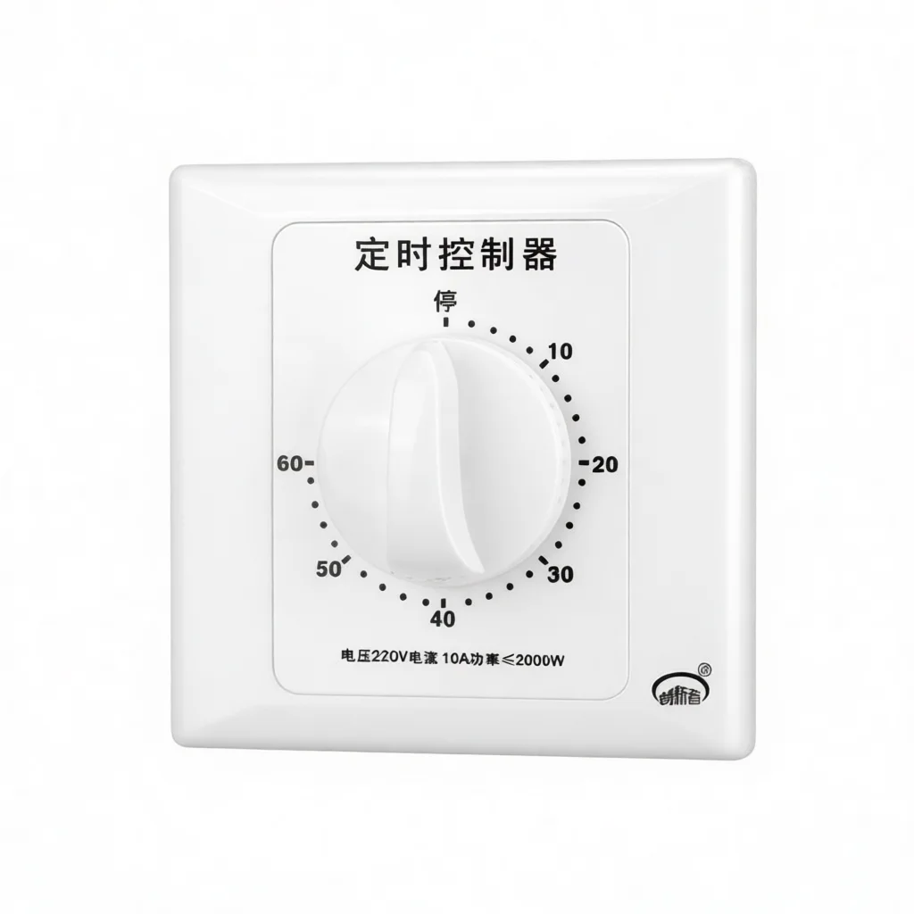 Wall Mounted Mechanical Countdown Timer Switch Socket Automatic Shut Off Controller For Kitchen Fan Pump Hardware
