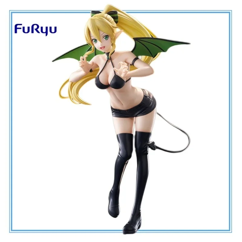 In Stock FuRyu Original Genuine Anime Sword Art Online Leafa BiCute Dark Figure 23cm Collections Model Toy Figures Birthday Gift