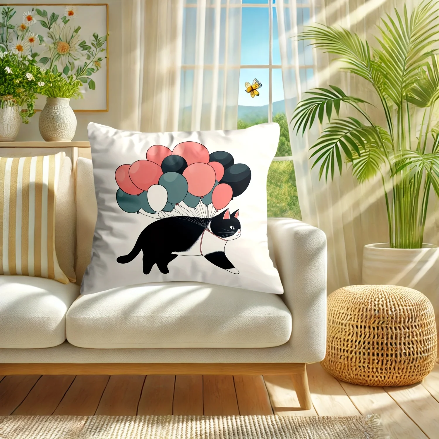 1 adet Balonlu Kedi Yastık Kıl - Pillow Insert 18X18 incelemesi ve fiyatı