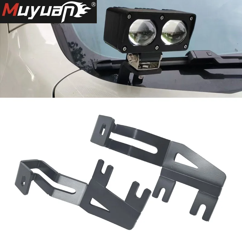 Fit for 2018 - 2026 Nissan Navarra NP300 Work Light Bracket Front Engine Hood LED Light Mounting Brackets Accessories