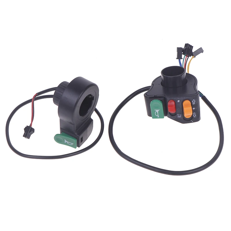 

3-in-1 Electric Bike Handlebar Switch: Headlight, Horn & Turn Signal Button For E-bikes