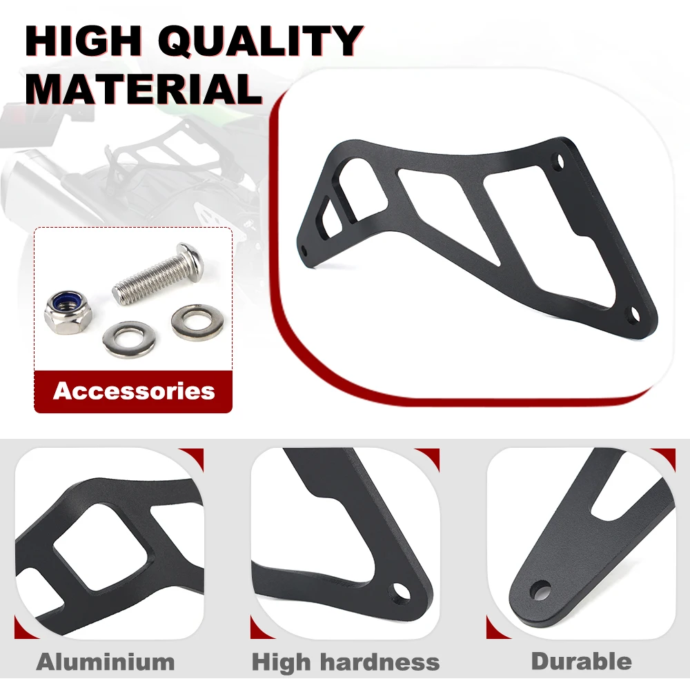 Fit For Kawasaki ZX10-R ZX10R ZX-10R 2008 2009 2010 Motorcycle Aluminium Exhaust Hanger Bracket Muffler Support Exhaust Holder