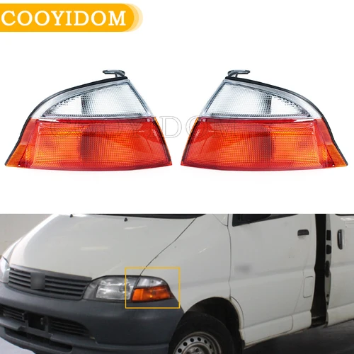Lámpara indicadora de luz de esquina para Toyota Hiace SBV Van RCH 1995 ~ 2004 faro de luz salvaje